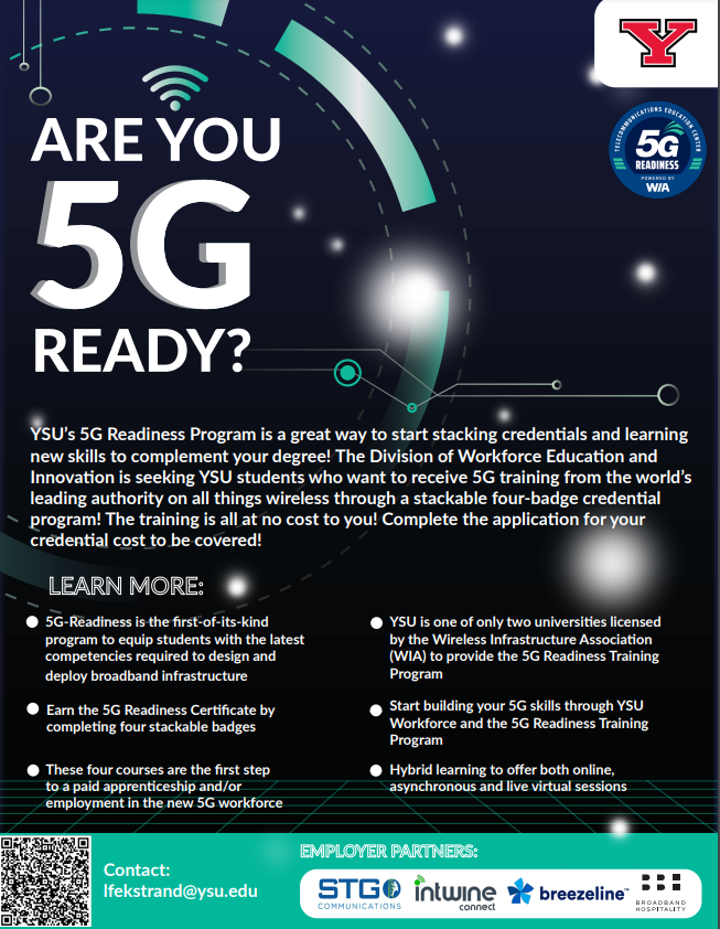 YSU 5G Readiness Training Courses Education Extension